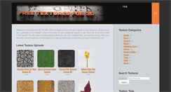 Desktop Screenshot of freetexturesfor3d.com